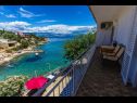 Appartamenti Sea View - 7 m from beach: A1(5+1) Baia Zarace (Gdinj) - Isola di Hvar  - Croazia - Appartamento - A1(5+1): lo sguardo dalla terrazza