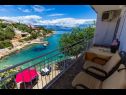 Appartamenti Sea View - 7 m from beach: A1(5+1) Baia Zarace (Gdinj) - Isola di Hvar  - Croazia - Appartamento - A1(5+1): la terrazza