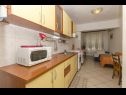 Appartamenti Maca - seafront: A1(5), A2(6+1) Baia Zarace (Gdinj) - Isola di Hvar  - Appartamento - A2(6+1): la cucina con la sala da pranzo