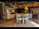 Casa vacanza Stef - with pool: H(4) Krbune - Istria  - Croazia - H(4): la cucina con la sala da pranzo