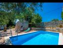 Appartamenti Mimi - with swimming pool A1 Jasen(2+2), A2 Ulika(4+1) , A4 Christa(4+1)  Krnica - Istria  - la piscina