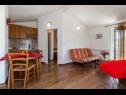 Appartamenti Perci- cosy and comfortable A1 Novi(2+2) , SA2 Stari(2) Krnica - Istria  - Appartamento - A1 Novi(2+2) : la cucina con la sala da pranzo