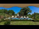 Casa vacanza Kova - private pool: H(8+2) Liznjan - Istria  - Croazia - la piscina (casa e dintorni)