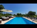 Casa vacanza Kova - private pool: H(8+2) Liznjan - Istria  - Croazia - la piscina