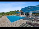 Casa vacanza LariF - luxury in nature: H(10+2) Nedescina - Istria  - Croazia - la piscina