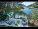 Casa vacanza Momento - peaceful resort : H(10) Blato - Isola di Korcula  - Croazia - la terrazza ortense