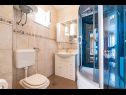Appartamenti Mir - perfect location & cosy: A1(4+2), A2(2+1), SA3(2), SA4(2) Korcula - Isola di Korcula  - Studio appartamento - SA3(2): il bagno con la toilette