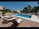 Casa vacanza Sandra - with swimming pool H(7) Lumbarda - Isola di Korcula  - Croazia - la piscina (casa e dintorni)