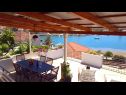 Appartamenti Sunny - 50 m from sea: A2(4) Lumbarda - Isola di Korcula  - la terrazza
