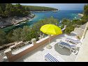 Casa vacanza Villa Bistrana - 15m from sea: H(4) Baia Tankaraca (Vela Luka) - Isola di Korcula  - Croazia - H(4): lo sguardo dalla terrazza