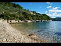 Casa vacanza Senka1 - pure nature & serenity: H(2) Baia Tudorovica (Vela Luka) - Isola di Korcula  - Croazia - la spiaggia