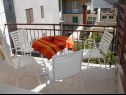 Appartamenti Niks - terrace & sea view: A1(4), A2(2) Vela Luka - Isola di Korcula  - Appartamento - A2(2): il balcone