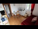 Appartamenti Kamena A3(2+1) Klimno - Isola di Krk  - Appartamento - A3(2+1): la cucina con la sala da pranzo