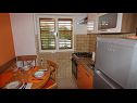 Appartamenti Duda A1(2+2), A2(2+2) Malinska - Isola di Krk  - Appartamento - A2(2+2): la cucina con la sala da pranzo