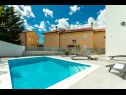 Casa vacanza Krk - with private pool: H(6+2) Soline - Isola di Krk  - Croazia - la piscina (casa e dintorni)