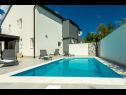 Casa vacanza Krk - with private pool: H(6+2) Soline - Isola di Krk  - Croazia - la piscina (casa e dintorni)
