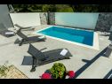 Casa vacanza Krk - with private pool: H(6+2) Soline - Isola di Krk  - Croazia - la piscina