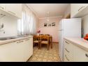 Appartamenti Ivano A1(4+1) Vrbnik - Isola di Krk  - Appartamento - A1(4+1): la cucina con la sala da pranzo