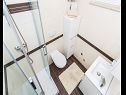 Appartamenti Zahija A1(2) Vrbnik - Isola di Krk  - Appartamento - A1(2): il bagno con la toilette