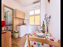 Appartamenti Zahija A1(2) Vrbnik - Isola di Krk  - Appartamento - A1(2): la cucina con la sala da pranzo