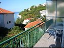 Appartamenti Eddie - 80m from the sea A1(4+2), A2(2+1) Baska Voda - Riviera Makarska  - Appartamento - A1(4+2): la terrazza coprita