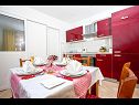 Appartamenti Rilka - 20m from the sea: A1(4) Baska Voda - Riviera Makarska  - Appartamento - A1(4): la cucina con la sala da pranzo