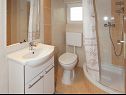 Appartamenti e camere Roza - 200 m from sea : A1(5), A2(4+2), R1(2), R2(2) Baska Voda - Riviera Makarska  - Appartamento - A2(4+2): il bagno con la toilette
