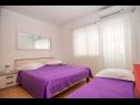 Appartamenti Anđelko - air conditioning: A1(6+2), A2(6+2) Baska Voda - Riviera Makarska  - Appartamento - A1(6+2): la camera da letto