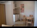 Appartamenti Josip II - 150 m from beach with free parking: SA4(2+1), SA5(3), A6(4) Baska Voda - Riviera Makarska  - Appartamento - A6(4): la cucina con la sala da pranzo