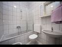 Appartamenti Robert - sea view : A1(4+1), A2(4+2) Brela - Riviera Makarska  - Appartamento - A2(4+2): il bagno con la toilette