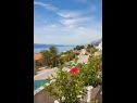 Appartamenti Ante - seaview A1(5), SA2(3), SA3(2+1) Brela - Riviera Makarska  - lo sguardo