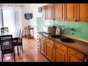 Appartamenti Ante - seaview A1(5), SA2(3), SA3(2+1) Brela - Riviera Makarska  - Appartamento - A1(5): la cucina con la sala da pranzo