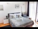 Appartamenti Ante - seaview A1(5), SA2(3), SA3(2+1) Brela - Riviera Makarska  - Studio appartamento - SA3(2+1): la camera da letto