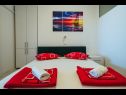 Appartamenti Lovre - close to the sea : A1(6), A2(4+1) prizemlje, A3(5) Brela - Riviera Makarska  - Appartamento - A2(4+1) prizemlje: la camera da letto