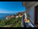 Appartamenti Slave - sea view : A1(2+2) Brela - Riviera Makarska  - Appartamento - A1(2+2): la terrazza