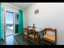Appartamenti Robert - sea view : A1(4+1), A2(4+2) Brela - Riviera Makarska  - Appartamento - A1(4+1): la sala da pranzo