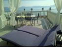 Appartamenti Jure - terrace with amazing sea view: A1 Leona (6+2), A2 Ivano (6+2) Brist - Riviera Makarska  - Appartamento - A2 Ivano (6+2): la terrazza