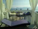 Appartamenti Jure - terrace with amazing sea view: A1 Leona (6+2), A2 Ivano (6+2) Brist - Riviera Makarska  - Appartamento - A2 Ivano (6+2): la terrazza