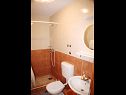 Appartamenti Sea View - cosy & comfortable: A2 Zaborke(4), A4 Somina(2+2) Brist - Riviera Makarska  - Appartamento - A4 Somina(2+2): il bagno con la toilette