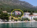 Appartamenti Kate - 20m from the beach: A1(2+2), A2(2+2) Brist - Riviera Makarska  - la casa