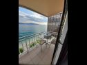 Appartamenti Danka - affordable and at the beach: SA1(2) Brist - Riviera Makarska  - Studio appartamento - SA1(2): il balcone