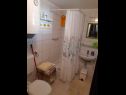 Appartamenti Danka - affordable and at the beach: SA1(2) Brist - Riviera Makarska  - Studio appartamento - SA1(2): il bagno con la toilette