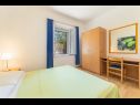 Appartamenti Horizont - 150 m from pebble beach: A1-Filip(4+2), A2-Mario(4+2) Brist - Riviera Makarska  - Appartamento - A1-Filip(4+2): la camera da letto