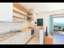 Appartamenti Horizont - 150 m from pebble beach: A1-Filip(4+2), A2-Mario(4+2) Brist - Riviera Makarska  - Appartamento - A2-Mario(4+2): la cucina