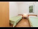 Appartamenti Horizont - 150 m from pebble beach: A1-Filip(4+2), A2-Mario(4+2) Brist - Riviera Makarska  - Appartamento - A2-Mario(4+2): la camera da letto