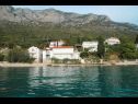 Appartamenti Sea View - cosy & comfortable: A2 Zaborke(4), A4 Somina(2+2) Brist - Riviera Makarska  - la casa