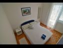 Appartamenti Ivi - 100 m from pebble beach: A1(2+2), A2(2+2), A3(2+2), A4(4+4), A5(2+2) Drasnice - Riviera Makarska  - Appartamento - A3(2+2): la camera da letto