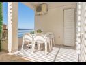 Appartamenti Ivi - 100 m from pebble beach: A1(2+2), A2(2+2), A3(2+2), A4(4+4), A5(2+2) Drasnice - Riviera Makarska  - Appartamento - A3(2+2): la terrazza