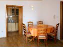 Appartamenti Biljana - 150m from beach: A1(2+1), A2(2+2), A3(5), A4(2+2) Gradac - Riviera Makarska  - Appartamento - A4(2+2): la sala da pranzo