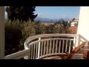 Appartamenti Biljana - 150m from beach: A1(2+1), A2(2+2), A3(5), A4(2+2) Gradac - Riviera Makarska  - Appartamento - A2(2+2): lo sguardo dal balcone